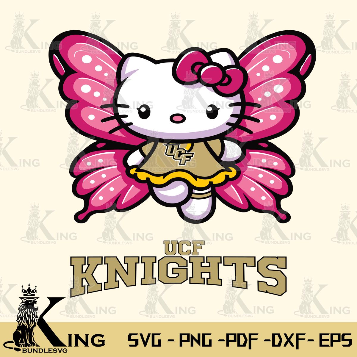 UCF Knights Hello Kitty Dreamscape Svg Eps Dxf Png File, Digital Download