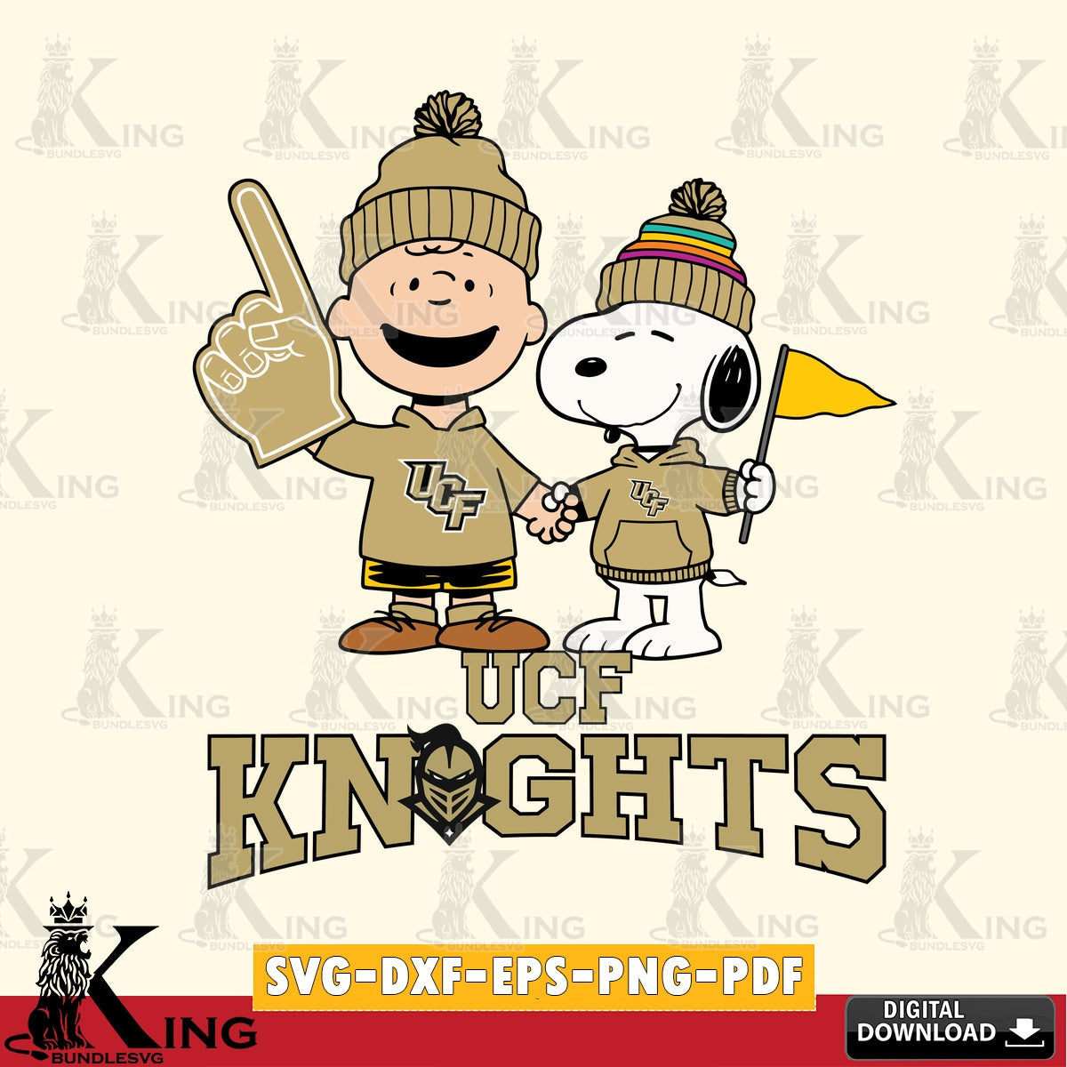 UCF Knights Peanuts Fan Gear SVG, Cricut, Cut file  , Digital Download , Instant Download, Peanuts svg, NCAA svg, Football svg, Sport svg