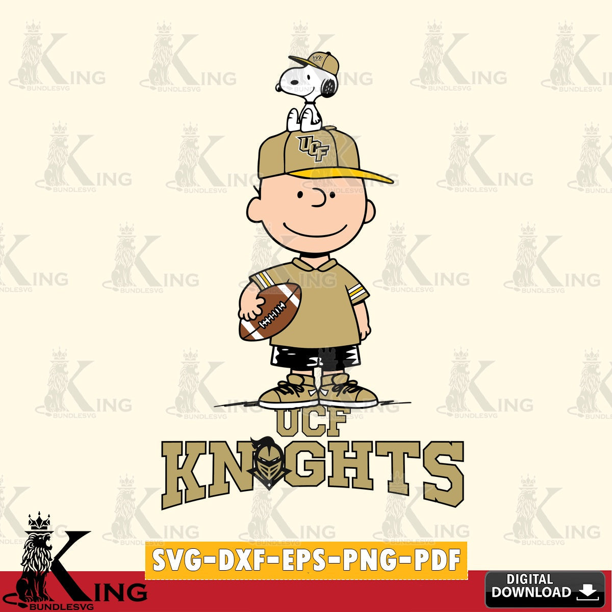 UCF Knights Peanuts Football Rugby SVG, Cricut, Cut file  , Digital Download , Instant Download, Peanuts svg, NCAA svg, Football svg, Sport svg