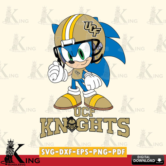 UCF Knights Sonic Football Mascot SVG file, Vector , Digital Download , PDF File , Instant Download