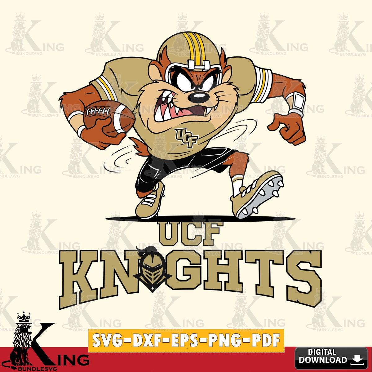 UCF Knights Taz Football Helmet SVG file, Cut file  , Digital Download , Instant Download, Taz svg, NCAA svg