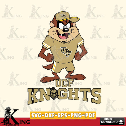 UCF Knights Taz Standing Pose SVG file, Cut file  , Digital Download , Instant Download, Taz svg, NCAA svg