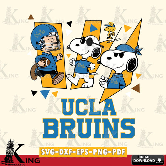 UCLA Bruins Peanuts Joe Cool SVG, Cricut, Cut file  , Digital Download , Instant Download, Peanuts svg, NCAA svg, Football svg, Sport svg