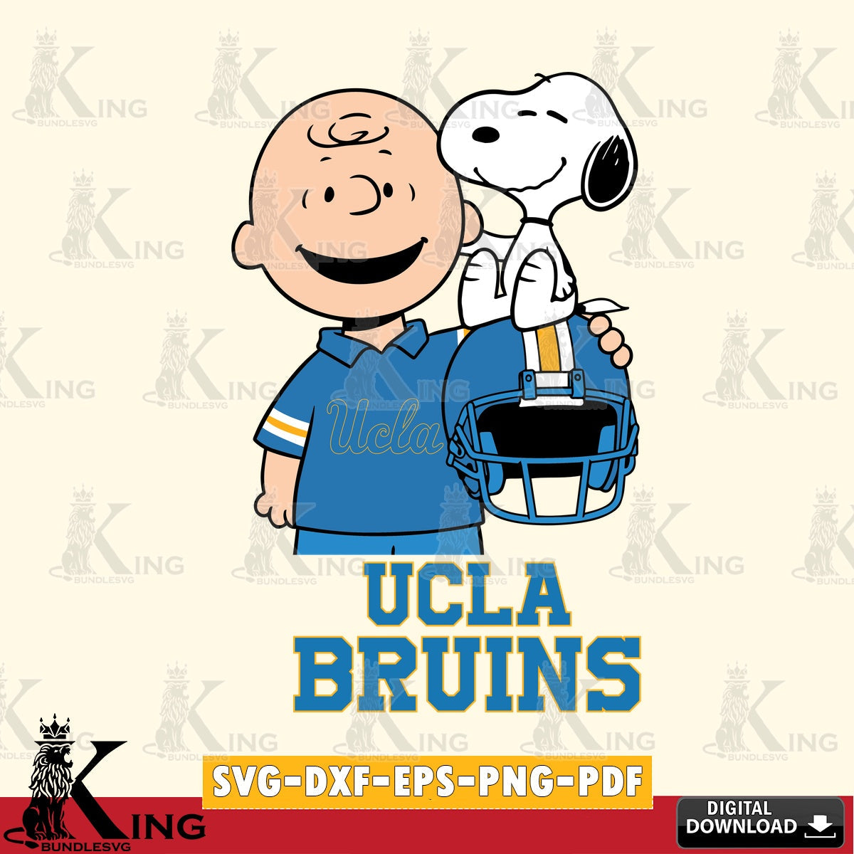 UCLA Bruins Snoopy On Helmet SVG, Cricut, Cut file  , Digital Download , Instant Download, Peanuts svg, NCAA svg, Football svg, Sport svg