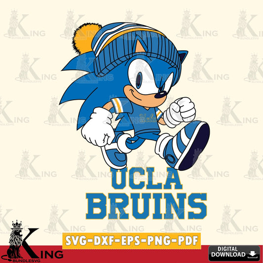 UCLA Bruins Sonic Football SVG file, Vector , Digital Download , PDF File , Instant Download