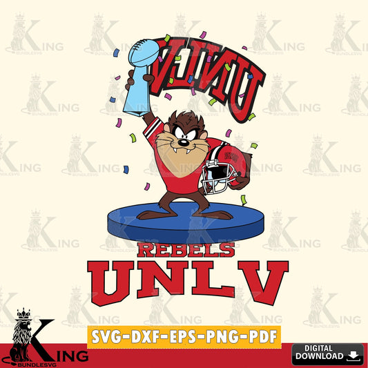 UNLV Rebels Taz Trophy Podium SVG file, Cut file  , Digital Download , Instant Download, Taz svg, NCAA svg