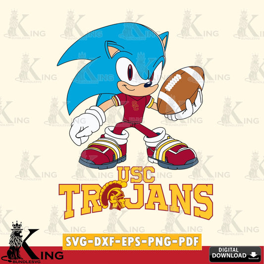 USC Trojans Sonic Rugby SVG file, Vector , Digital Download , PDF File , Instant Download