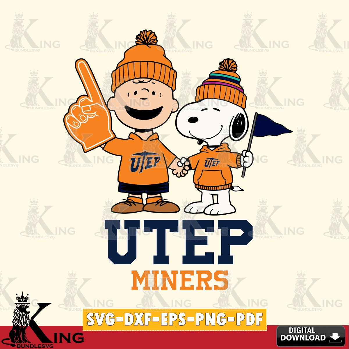UTEP Miners Peanuts Fan Gear SVG, Cricut, Cut file  , Digital Download , Instant Download, Peanuts svg, NCAA svg, Football svg, Sport svg
