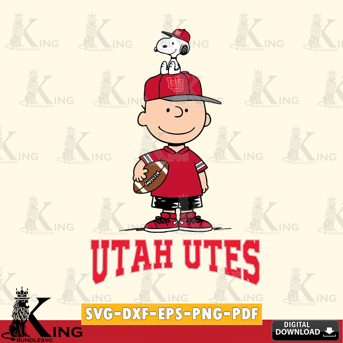Utah Utes Peanuts Football Rugby SVG, Cricut, Cut file  , Digital Download , Instant Download, Peanuts svg, NCAA svg, Football svg, Sport svg
