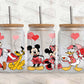 Valentine Cartoon 16oz Libbey Glass Wrap Png, Valentine Stitch Libbey Glass Wrap Png, Mickey Valentine Cartoon Glass, Digital download , Instant Download