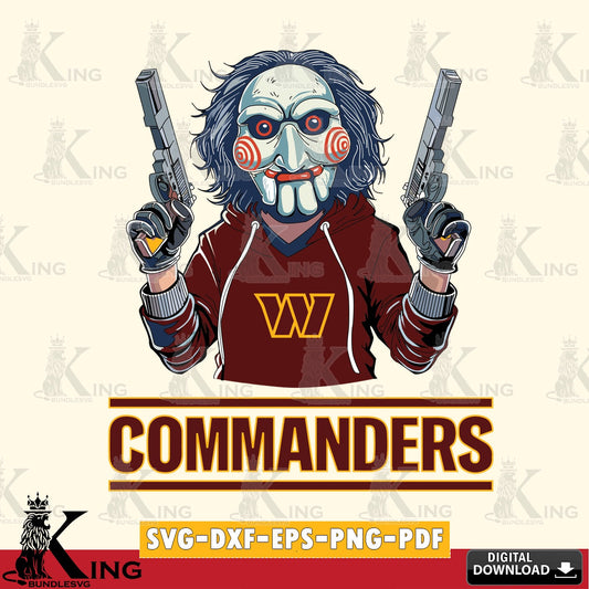 Vector design showing Washington Football Team Jigsaw Billy Football, SVG PNG design suitable for Glowforge and laser cutting