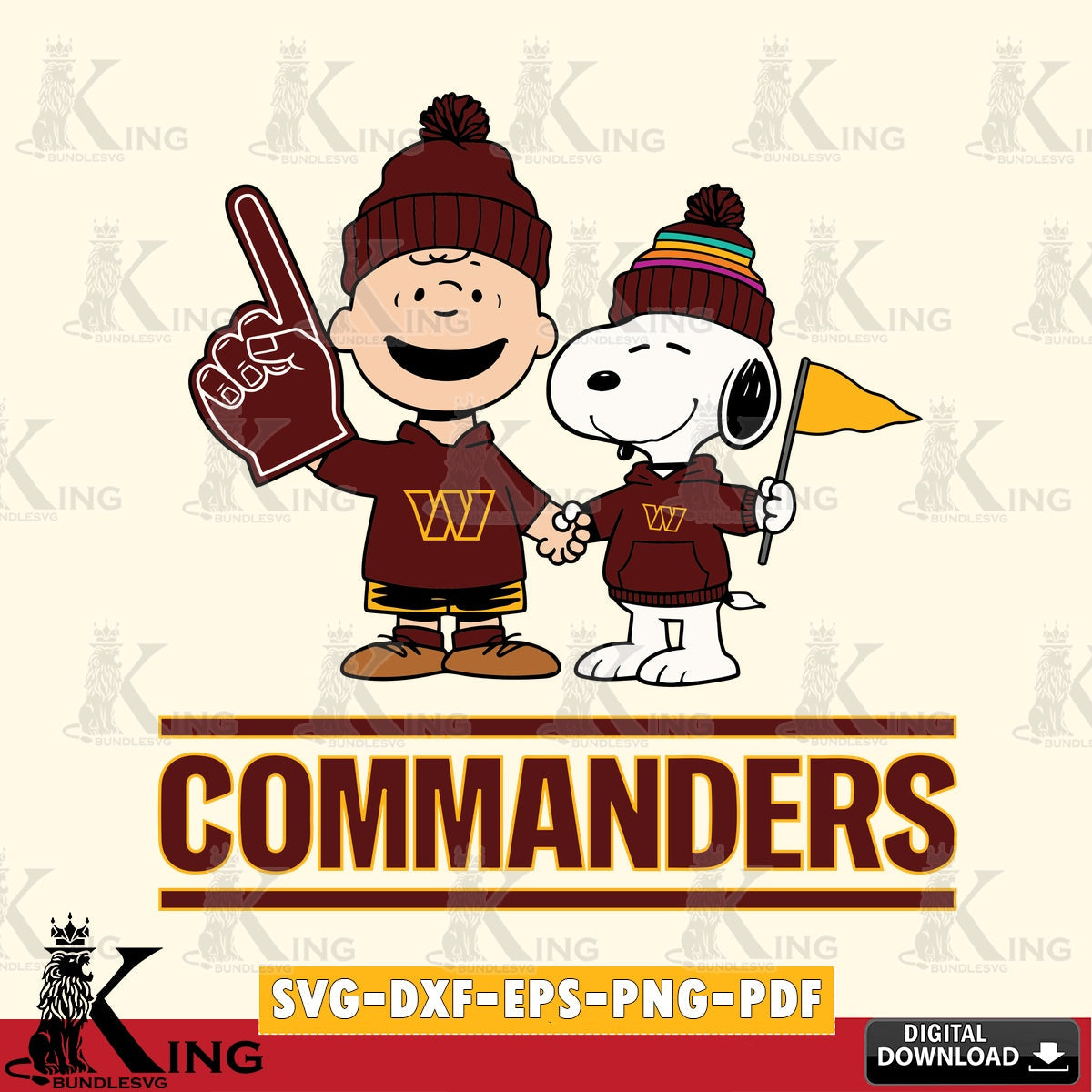 Washington Football Team Peanuts Fan Gear Cricut file , Cut file  , Digital Download , PDF File , Instant Download