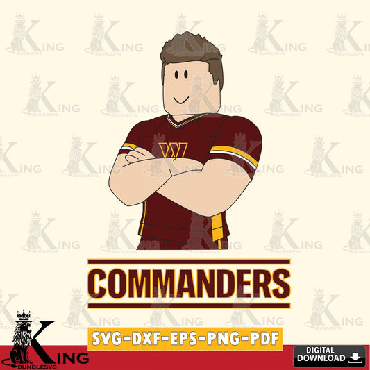 Washington Football Team Roblox Football SVG file , Cricut, NFL  File cut , Digital Download , PDF File