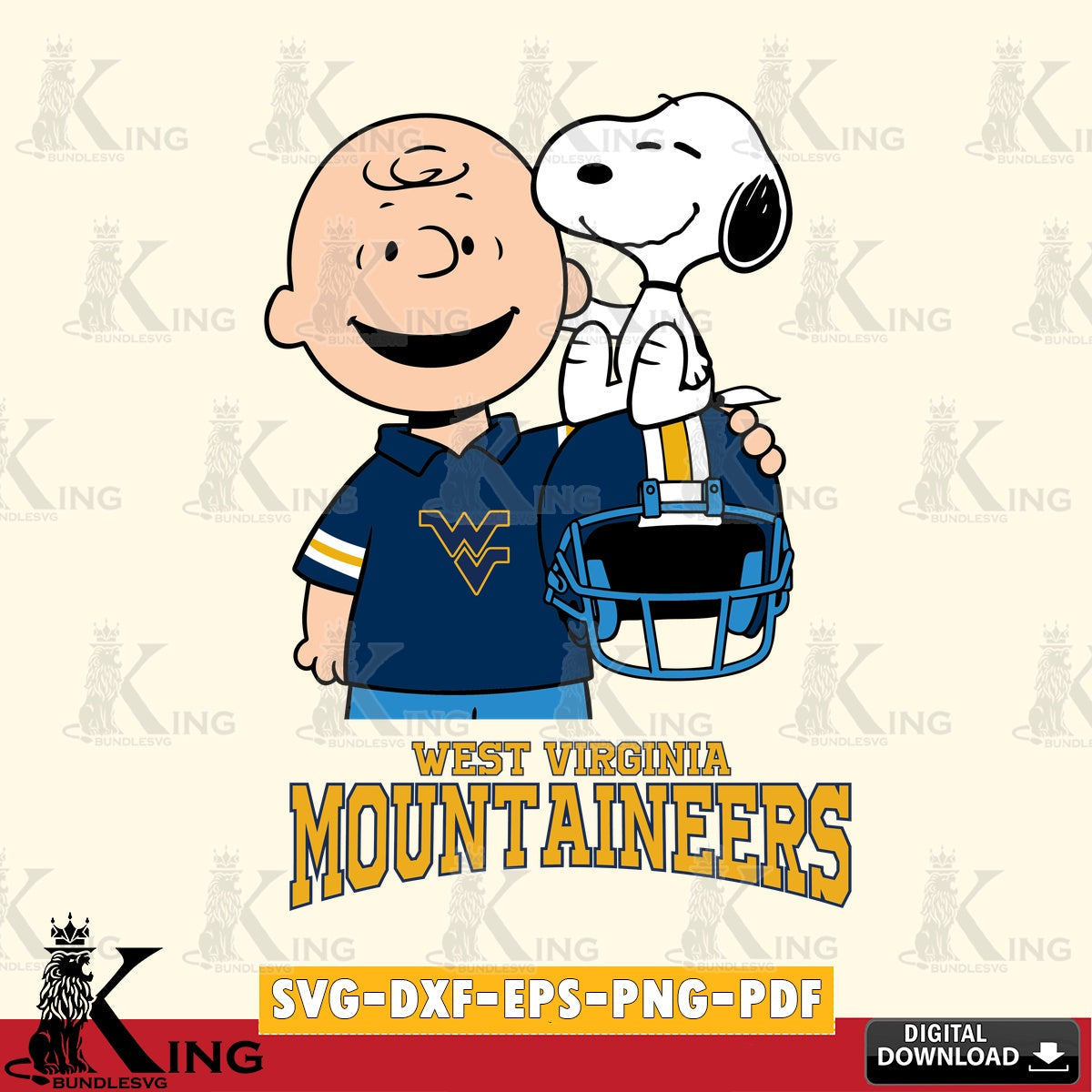 West Virginia Mountaineers Snoopy On Helmet SVG, Cricut, Cut file  , Digital Download , Instant Download, Peanuts svg, NCAA svg, Football svg, Sport svg
