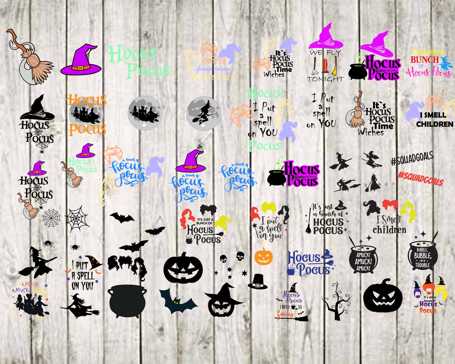 Hocus Pocus bundle   svg dxf eps png,bundle Hocus Pocus cricut, for Cricut, Silhouette, digital, file cut