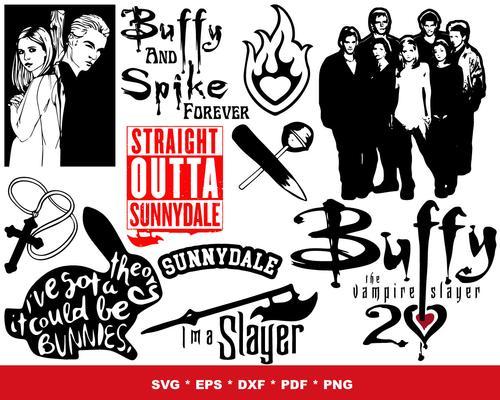 Buffy The Vampire Slayer Bundle svg,1000+ files Buffy The Vampire Slayer svg eps png, for Cricut, Silhouette, digital, file cut