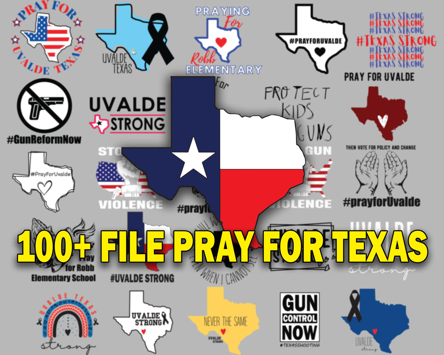 100+ file Pray For Texas Bundle svg,100+ file Pray For Texas svg eps png, for Cricut, Silhouette, digital, file cut