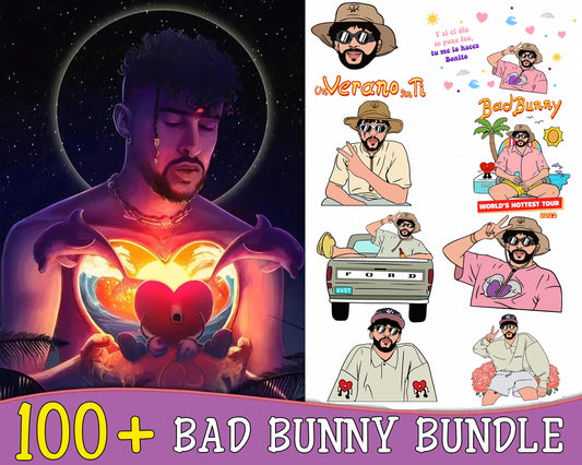 bad bunny bundle svg,100+ file   unverano sin ti SVG, Mega Bundle unverano sin ti svg eps png, for Cricut, Silhouette, digital, file cut