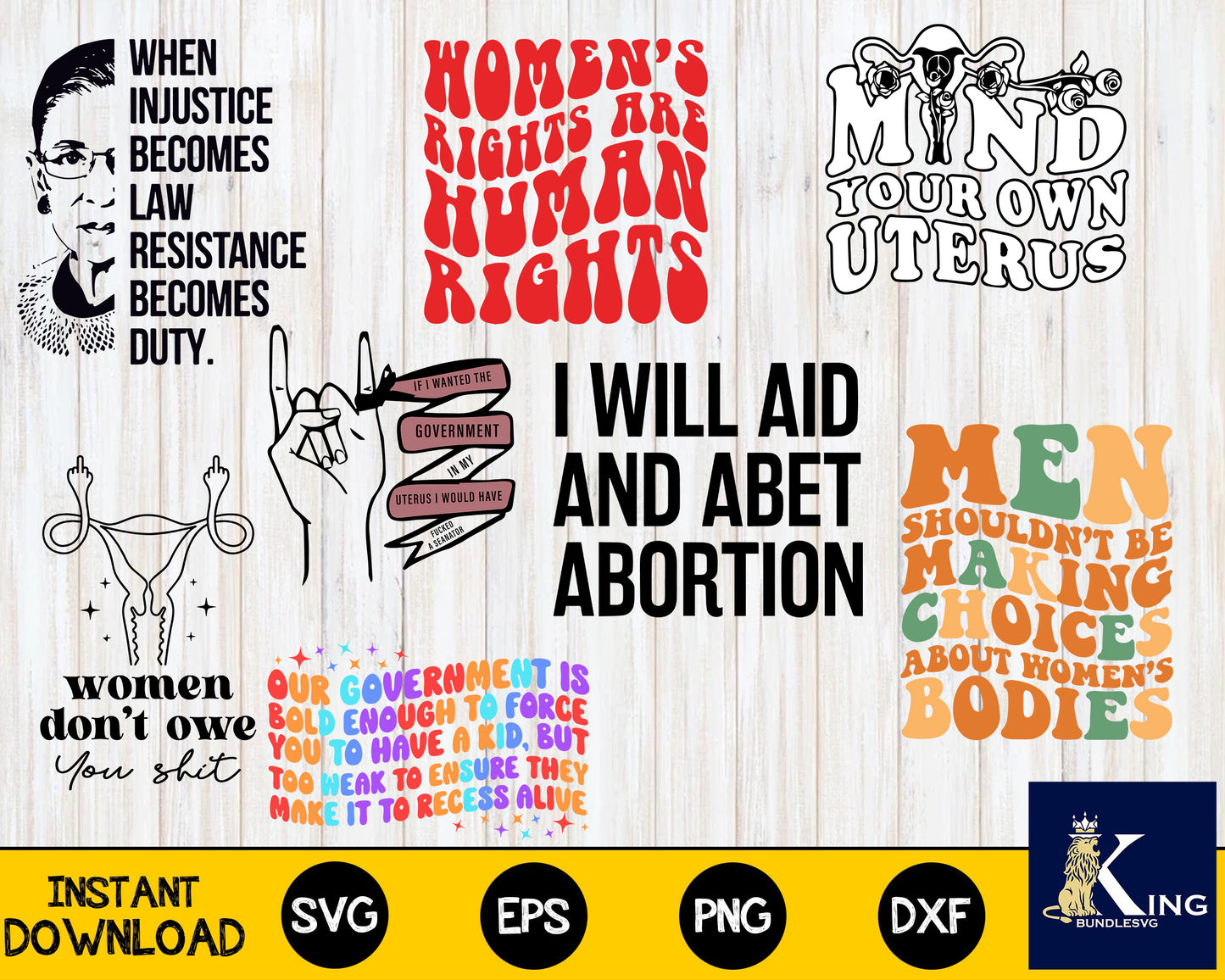 100+ file Pro Choice and Roe V Wade Bundle SVG, Mega Bundle Pro Choice svg dxf eps png, for Cricut, Silhouette, digital, file cut