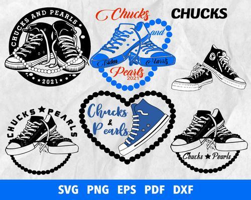 Chucks & Pearls Bundle svg,100+ files Chucks & Pearls svg eps png, for Cricut, Silhouette, digital, file cut