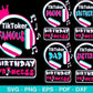 TikTok Bundle svg,1100+ files TikTok svg eps png, for Cricut, Silhouette, digital, file cut
