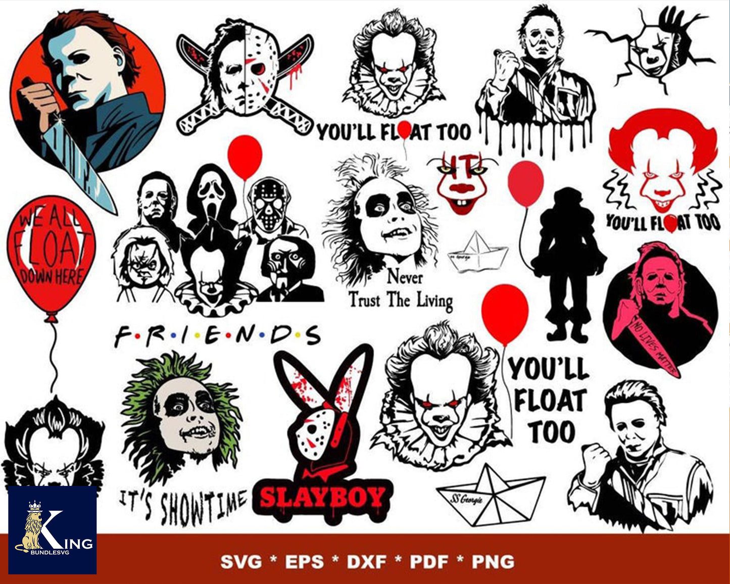 Horror Movies Bundle svg,700+ files Horror Movies svg eps png, for Cricut, Silhouette, digital, file cut