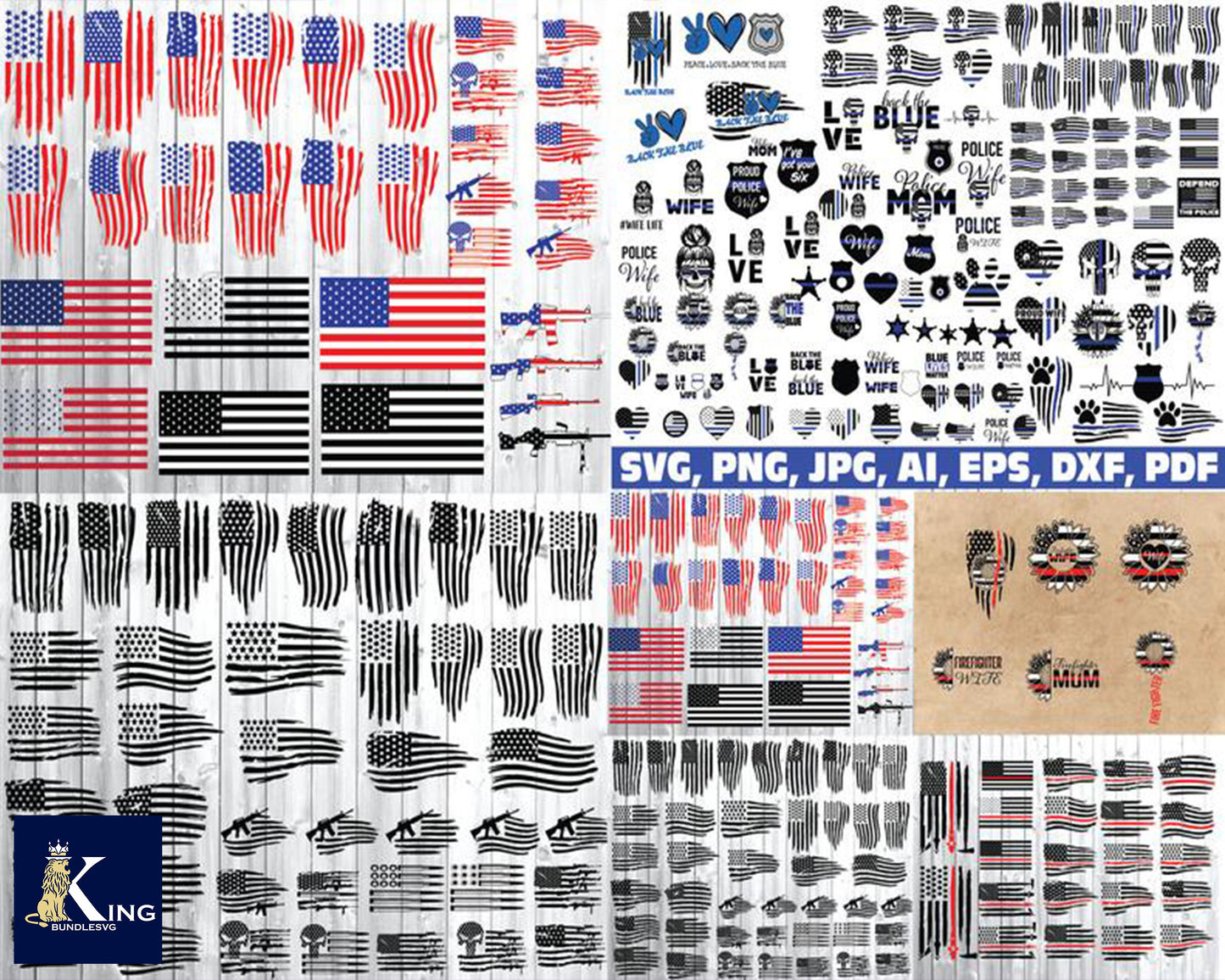 police,firefighter Flags Bundle svg,1000+ files police,firefighter Flags svg eps png, for Cricut, Silhouette, digital, file cut