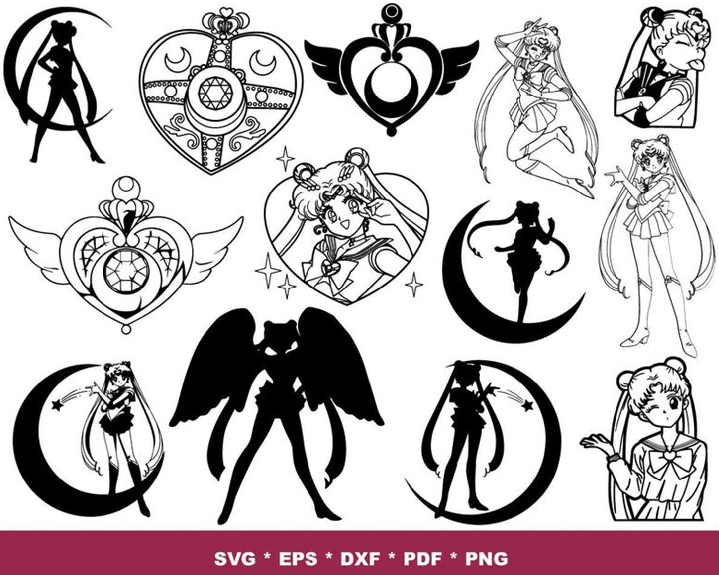 200+ Sailor Moon svg, Feminist svg, Girls svg, woman svg, equal rights svg, gender balance sticker svg dxf eps png, for Cricut, Silhouette, digital, file cut