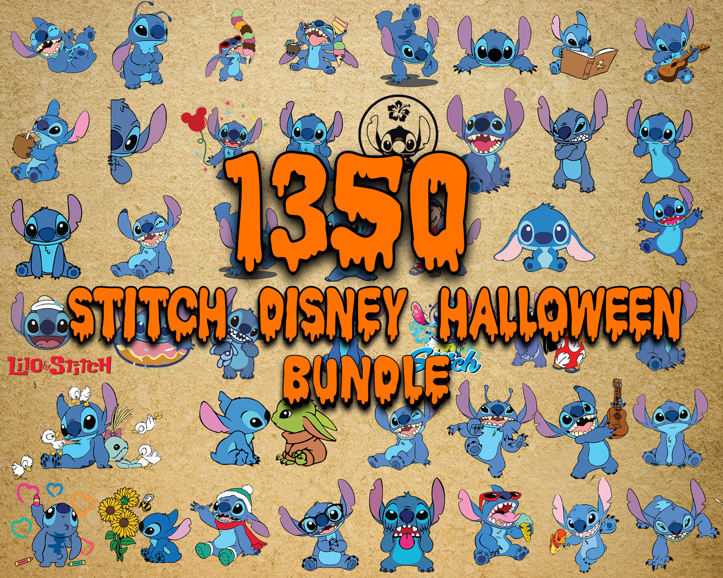 1350+ file Stitch Disney svg,Bundle Stitch Disney svg dxf eps png, for Cricut, Silhouette, digital, file cut