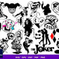 Joker Bundle svg,1000+ files Joker svg eps png, for Cricut, Silhouette, digital, file cut