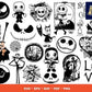 1500+ Nightmare Before Christmas SVG Mega Bundle  svg eps png, for Cricut, Silhouette, digital, file cut