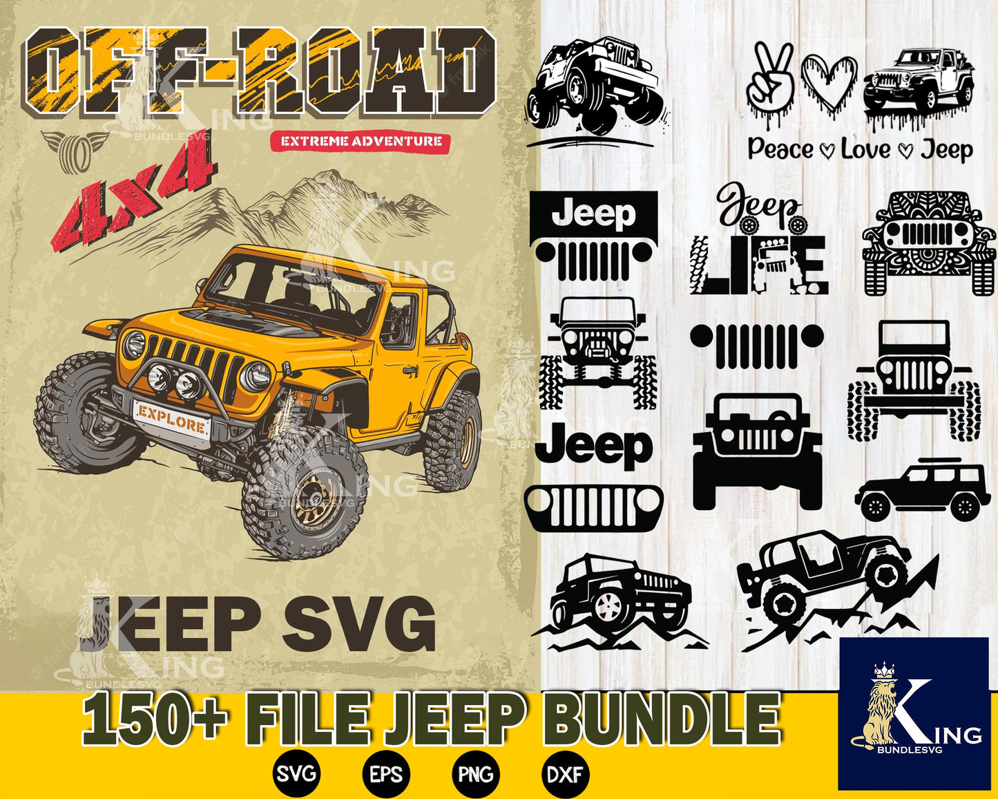 150+ file  jeep Bundle svg, jeep svg eps png, for Cricut, Silhouette, digital, file cut