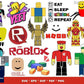 Roblox Bundle svg,1150+ files Roblox svg eps png, for Cricut, Silhouette, digital, file cut