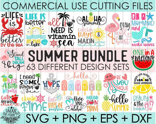 Summer Beach Bundle svg,190+ files Summer Beach svg eps png, for Cricut, Silhouette, digital, file cut