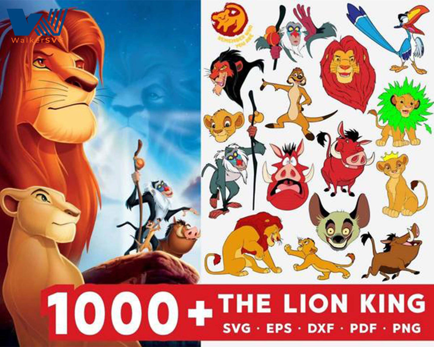 The Lion King Bundle svg,1000+ files The Lion King svg eps png, for Cricut, Silhouette, digital, file cut