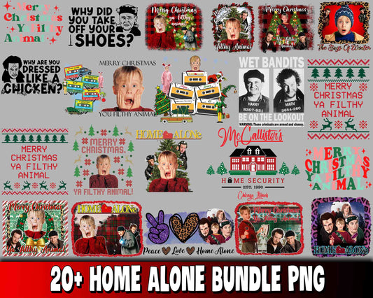 20+ file Home Alone Bundle PNG , Mega bundle Home Alone PNG , for Cricut, Silhouette, digital, file cut