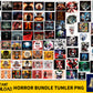 250+ horror bundle tumbler PNG High Quality, Designs 20 oz sublimation, Bundle Design Template for Sublimation