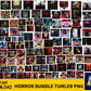 250+ horror bundle tumbler PNG High Quality, Designs 20 oz sublimation, Bundle Design Template for Sublimation