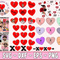 Bad Bunny Valentine SVG bundle , 300+ file Bad Bunny Valentine SVG bundle , Valentine day SVG bundle , Silhouette, Digital download , Instant Download