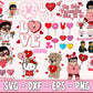 Bad Bunny Valentine SVG bundle , 300+ file Bad Bunny Valentine SVG bundle , Valentine day SVG bundle , Silhouette, Digital download , Instant Download