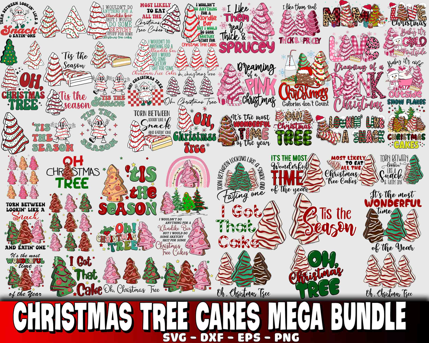 300+ file Christmas tree cakes mega bundle SVG , Christmas tree cakes bundle SVG DXF EPS PNG , for Cricut, Silhouette, digital, file cut