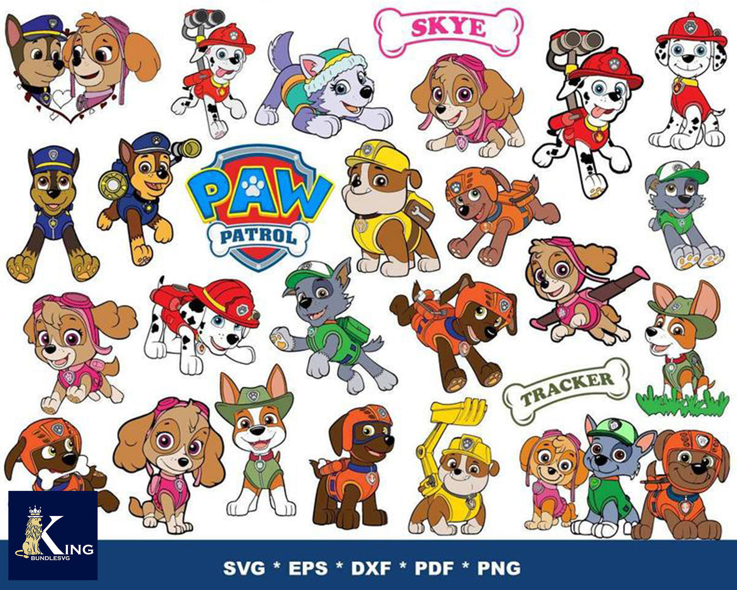 Paw Patrol Bundle svg,1000+ files Paw Patrol svg eps png, for Cricut, Silhouette, digital, file cut