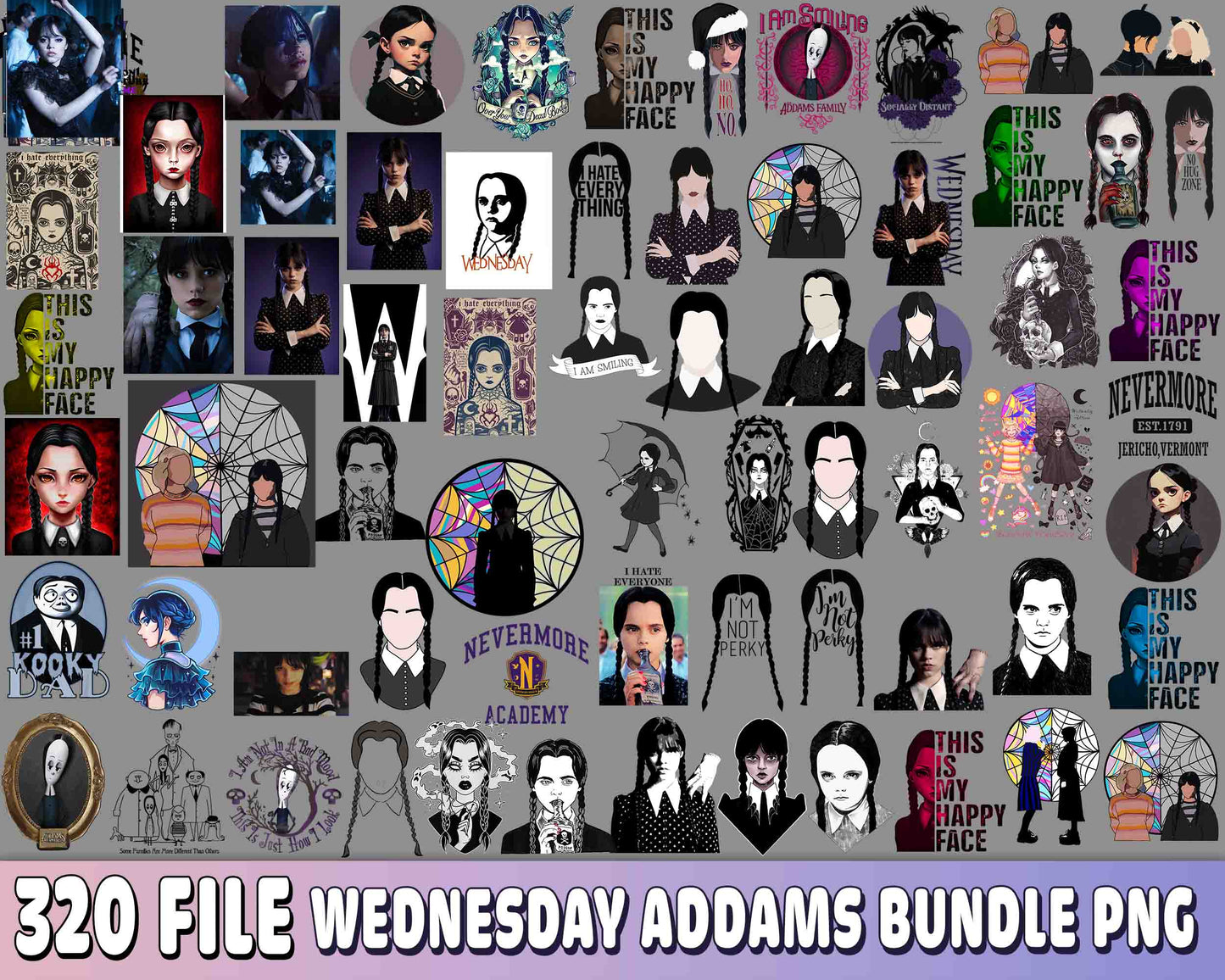 25+ Wednesday Addams PNG, Addams Family png file, Netflix series bundl