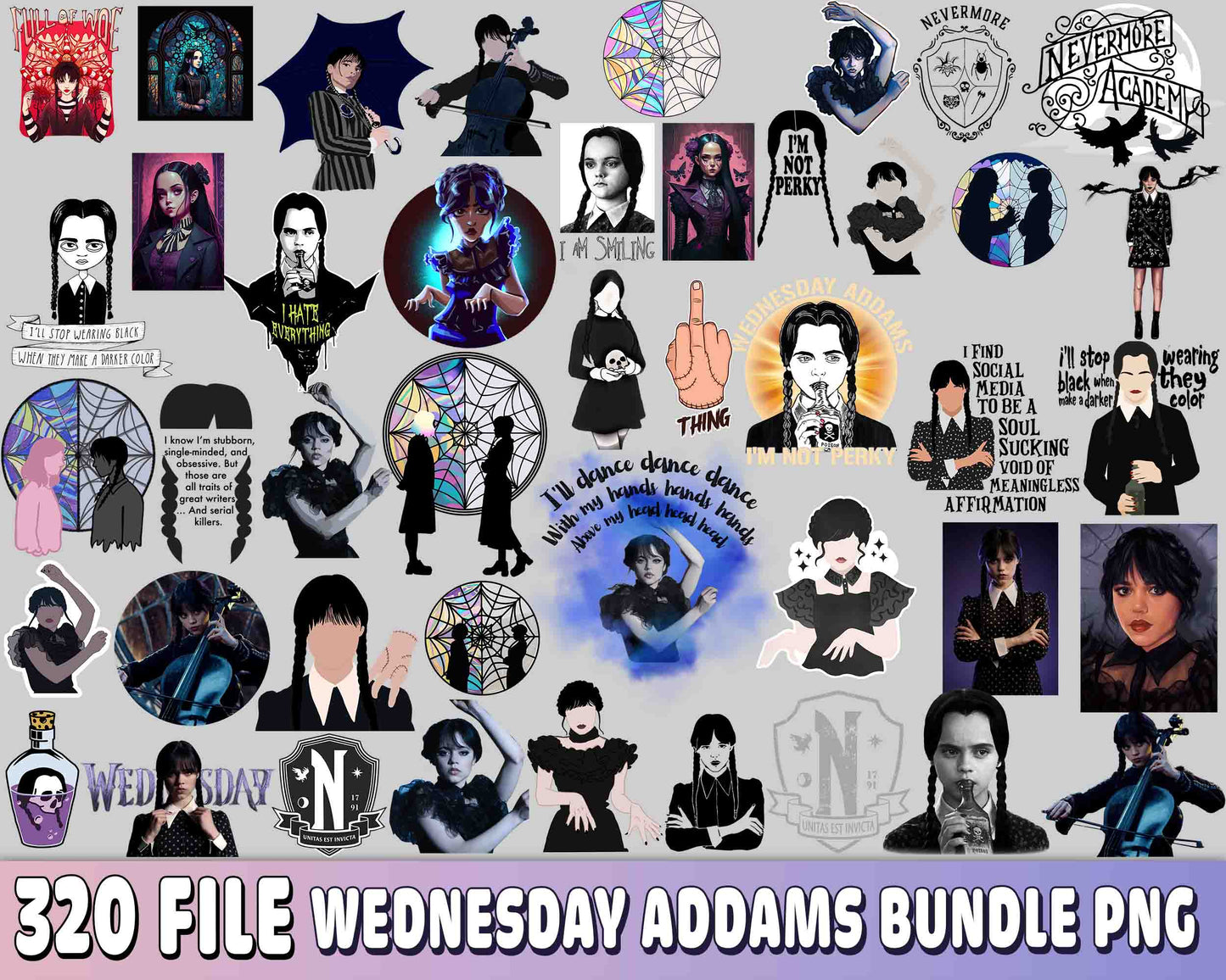 Wednesday Addams bundle PNG, Netflix series bundle PNG , Wednesday Add –  kingbundlesvg