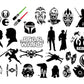 Star Wars Bundle svg,1800+ files Star Wars svg eps png, for Cricut, Silhouette, digital, file cut