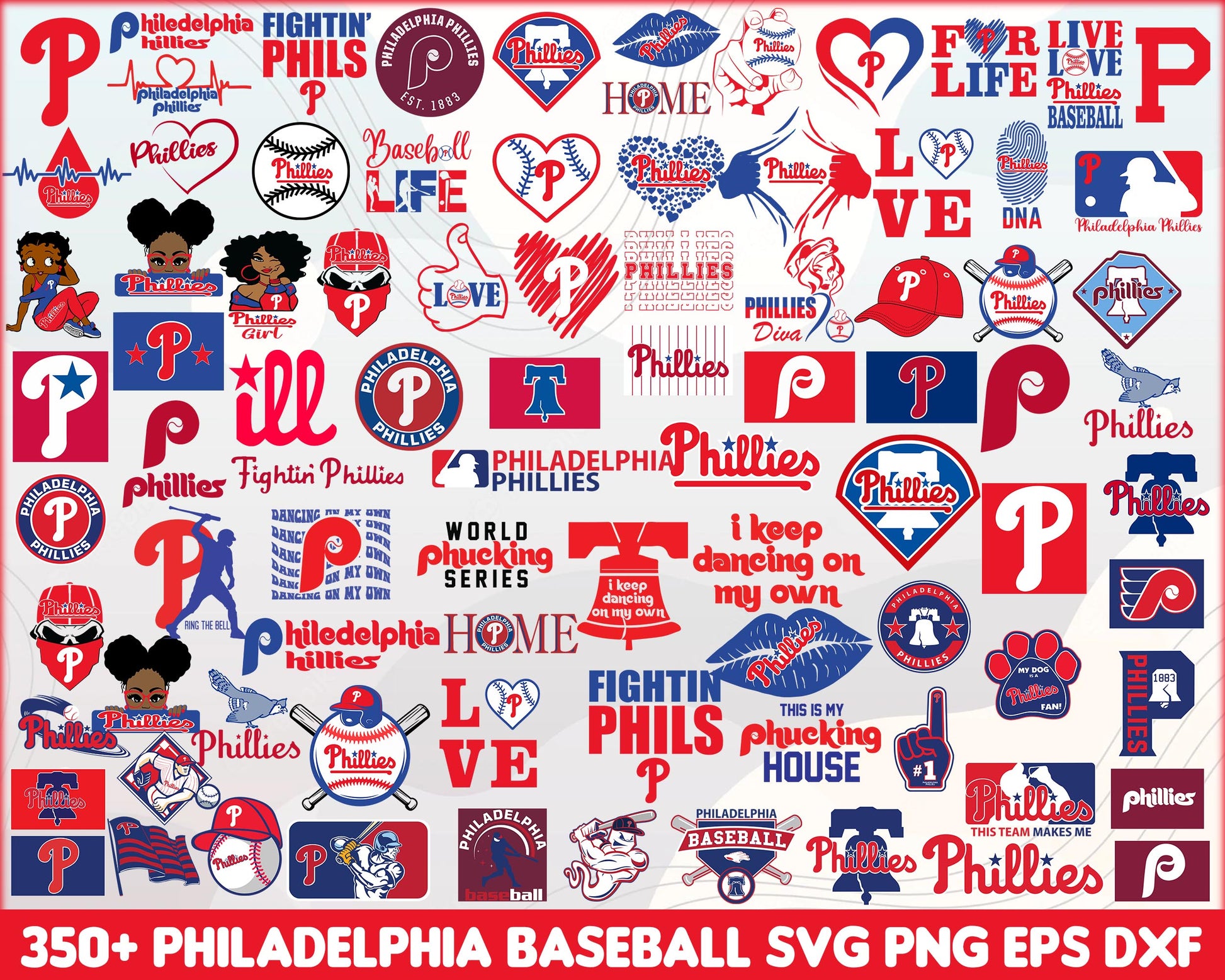 450+ file Philadelphia-Phillies svg dxf eps png, bundle MLB svg, for C –  kingbundlesvg