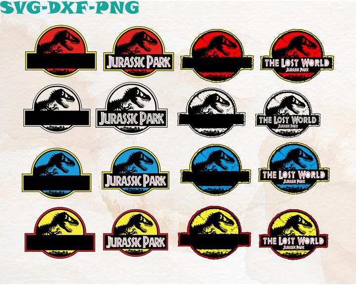 Jurassic Park Bundle svg,600+ files Jurassic Park svg eps png, for Cricut, Silhouette, digital, file cut