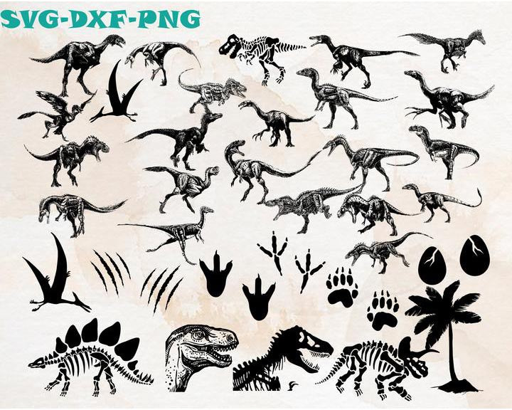 Jurassic Park Bundle svg,600+ files Jurassic Park svg eps png, for Cricut, Silhouette, digital, file cut