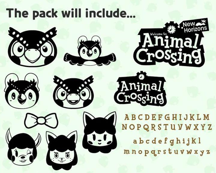 Animal Crossing Bundle svg,180+ files Animal Crossing svg eps png, for Cricut, Silhouette, digital, file cut