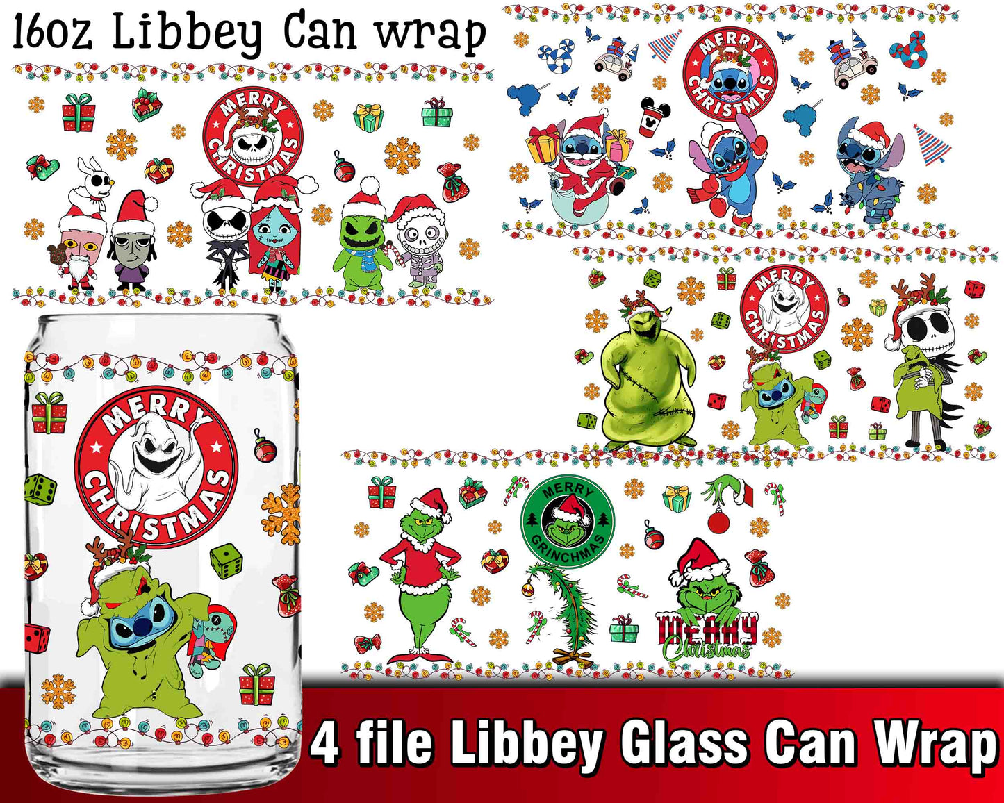 Ultimate glass can christmas bundle PNG , glass can grinch PNG , for Cricut, Silhouette, digital, file cut